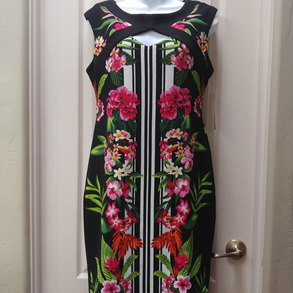NWT SANGRIA Floral Sheath Dress